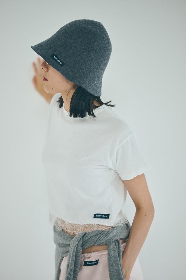 VINTAGE 88 DAMAGED SHORT LACE TEE