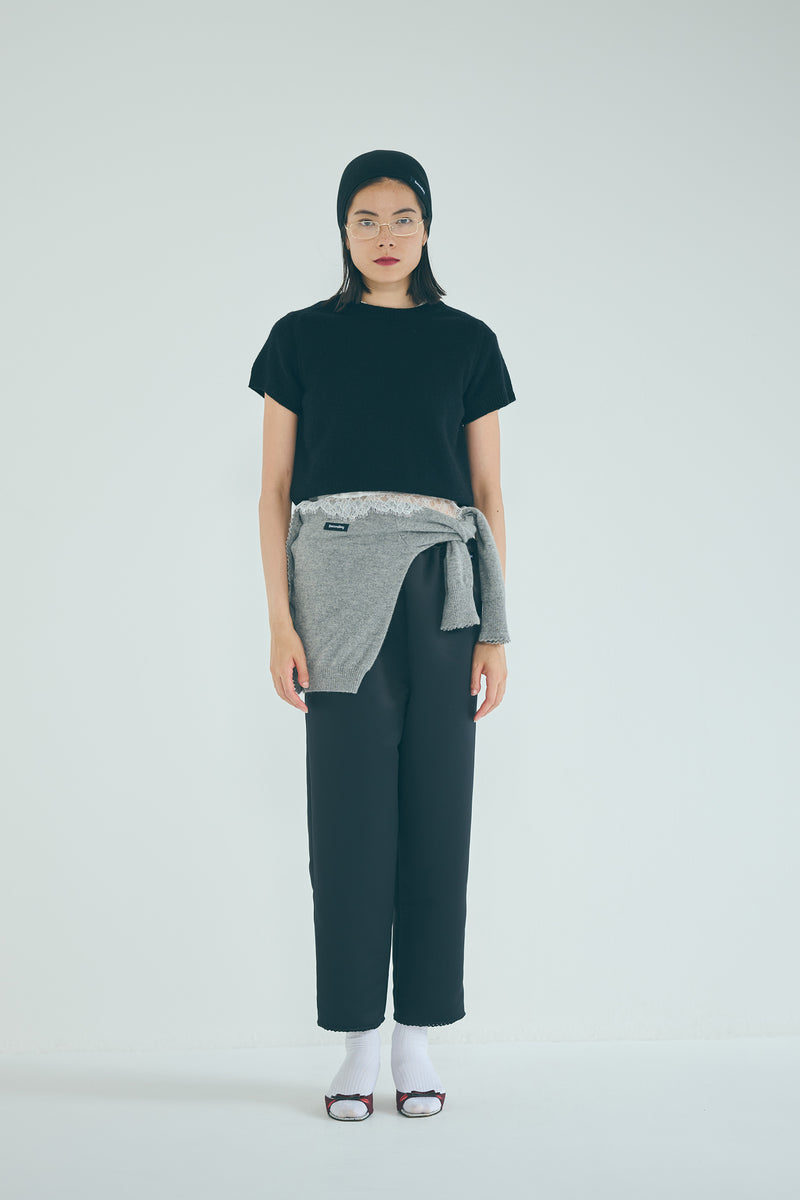 SEA SHETLAND WOOL HALF SLEEVE PULLOVER