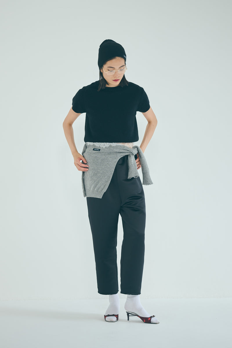 SEA SHETLAND WOOL HALF SLEEVE PULLOVER