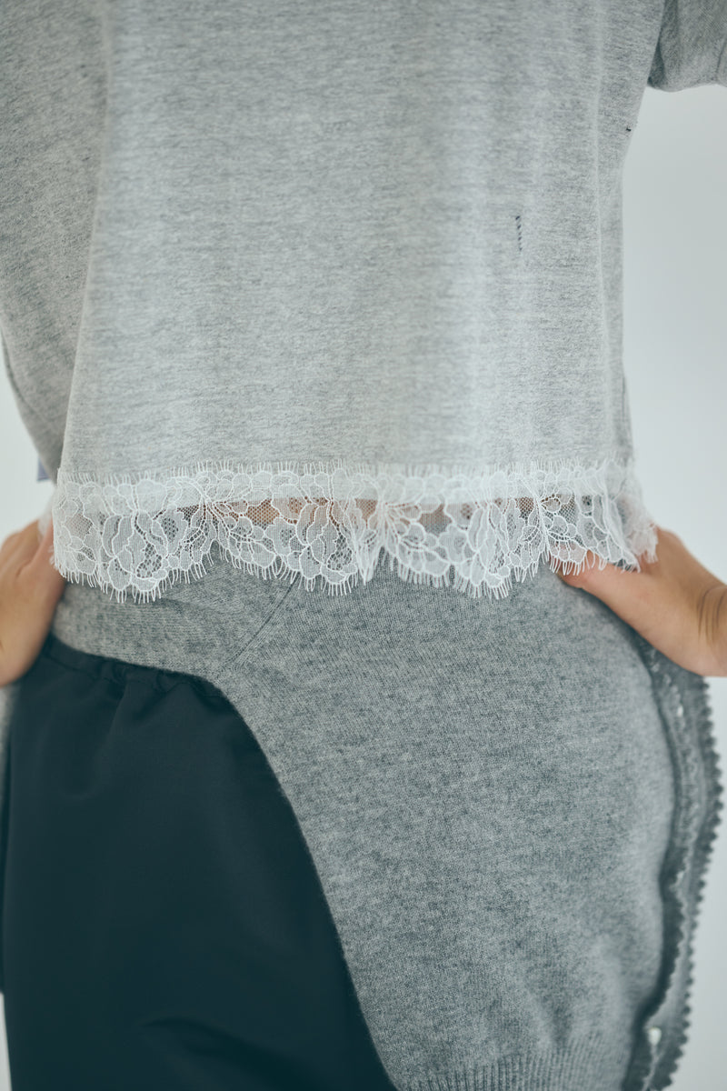 SEA VINTAGE 88 DAMAGED LACE TEE