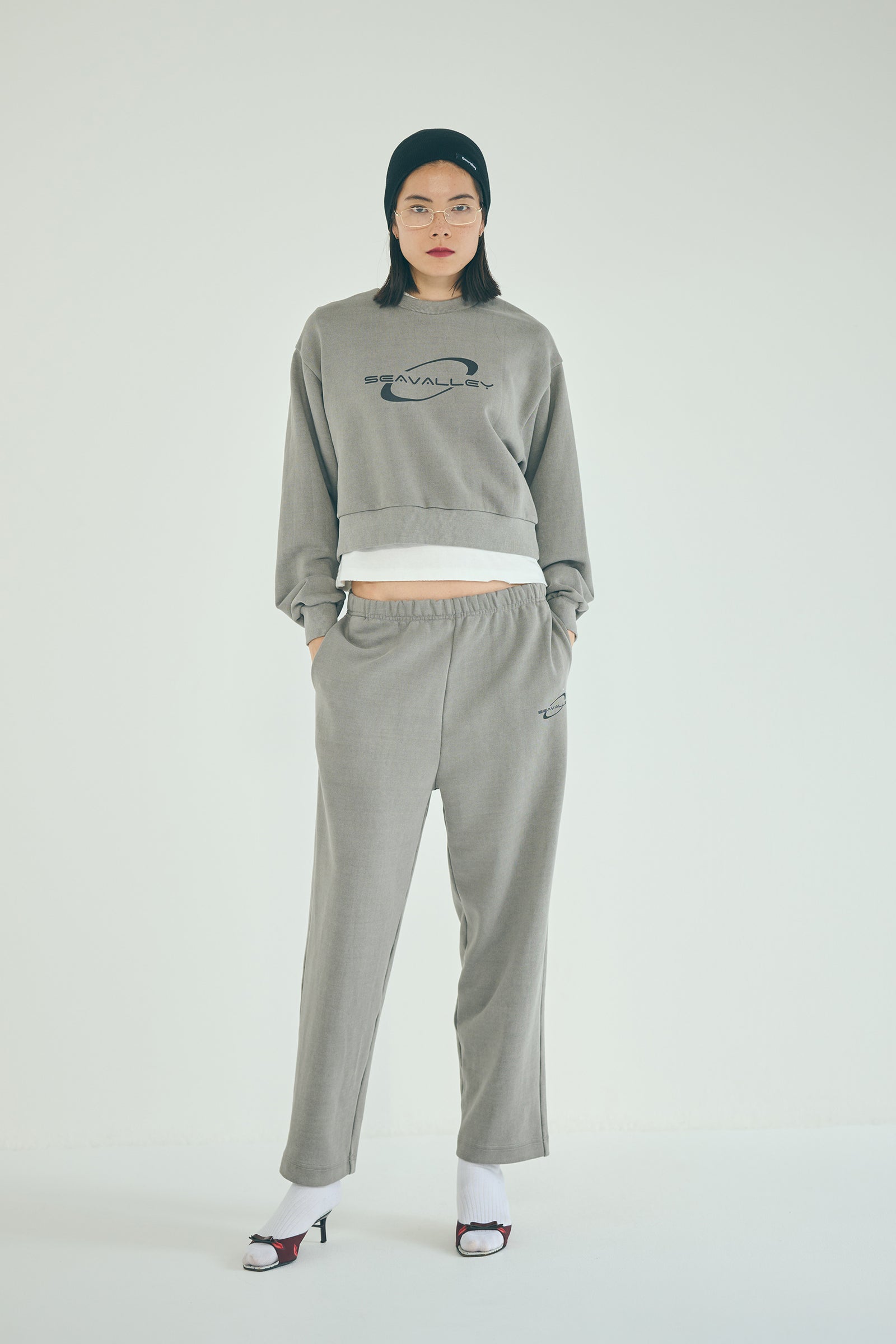 SEA SEAVALLEY FADED STRAIGHT SWEAT PANTS