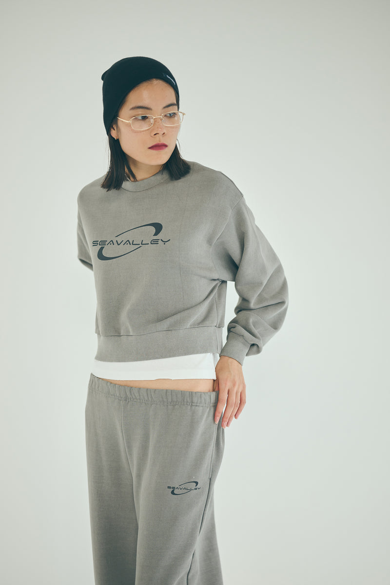 SEA SEAVALLEY FADED CREW NECK SWEAT