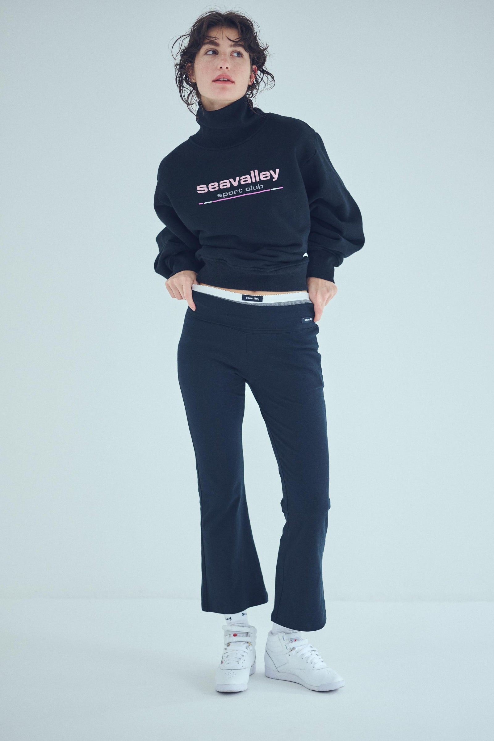 SEA SEAVALLEY SPORT CLUB HIGH NECK SWEATSHIRT