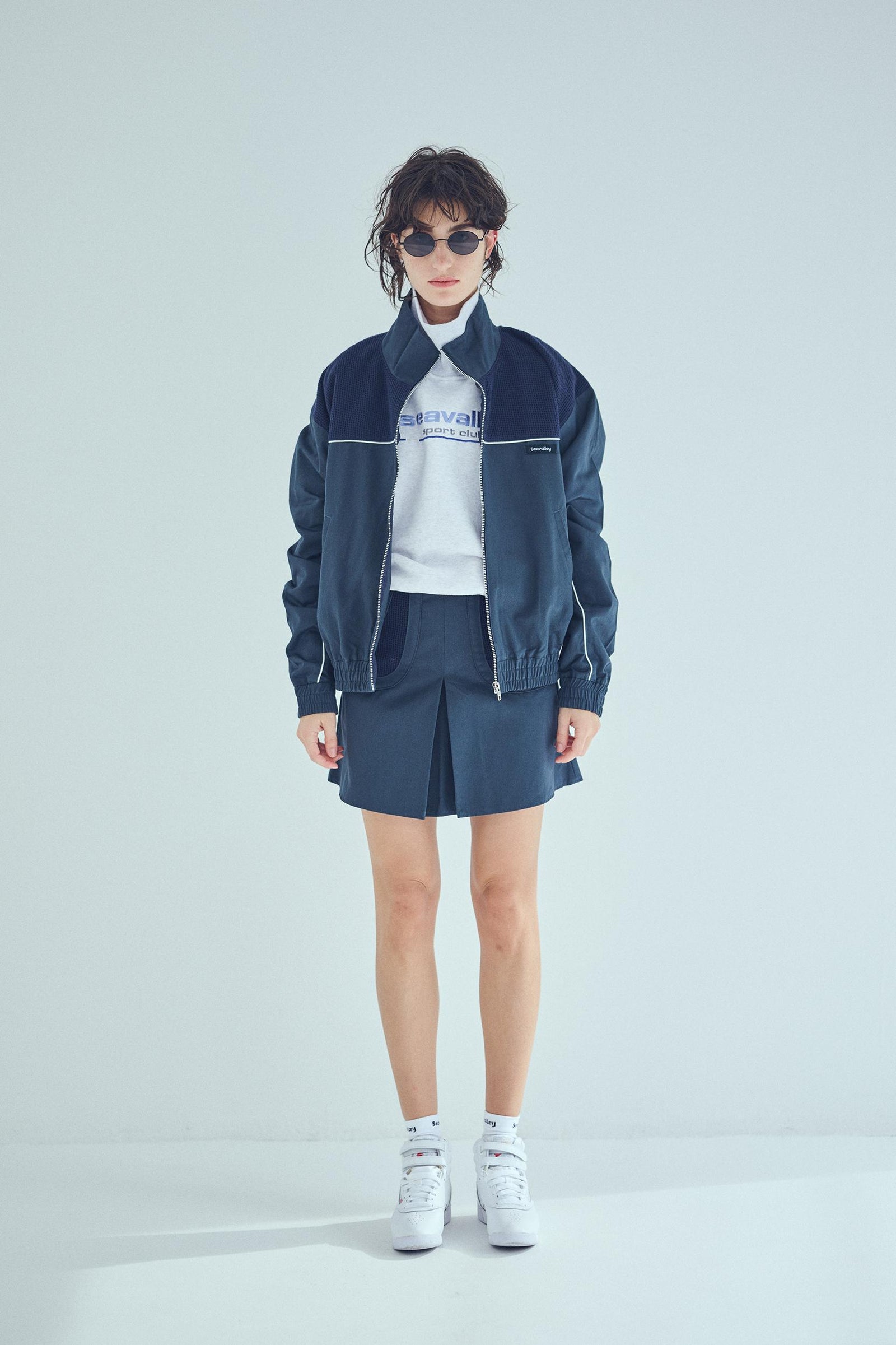 沖縄尚学　ネイビー ジャケット SEA 90'S TENNIS JACKET