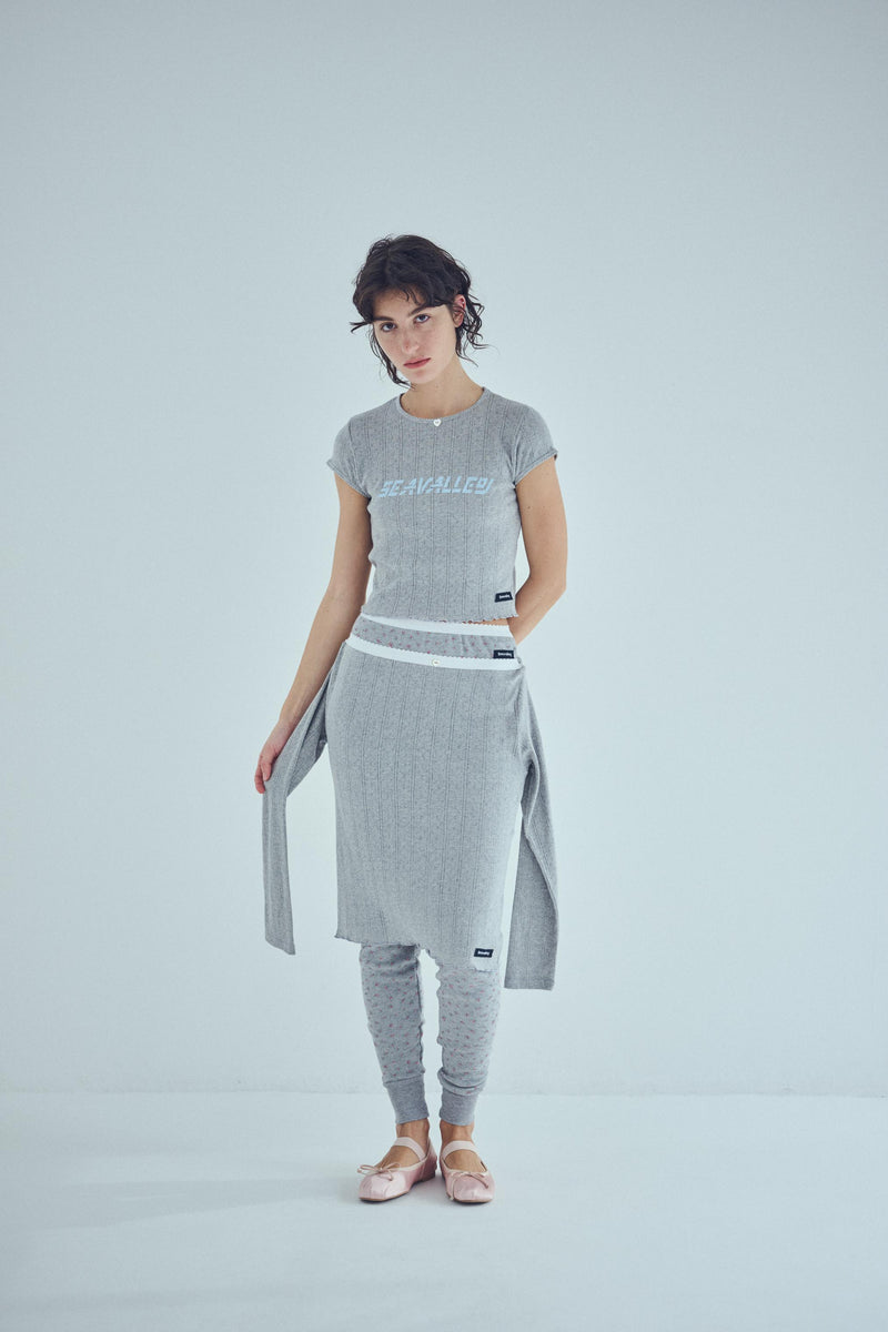 SEA EYELET FRAISE 2WAY BOAT-NECK L/S TEE