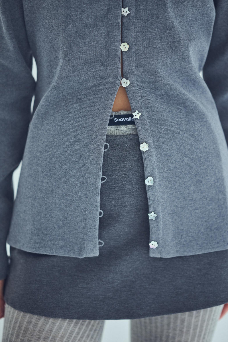 SEA コットンカーディガン SEA COTTON KNIT SHIRT CARDIGAN