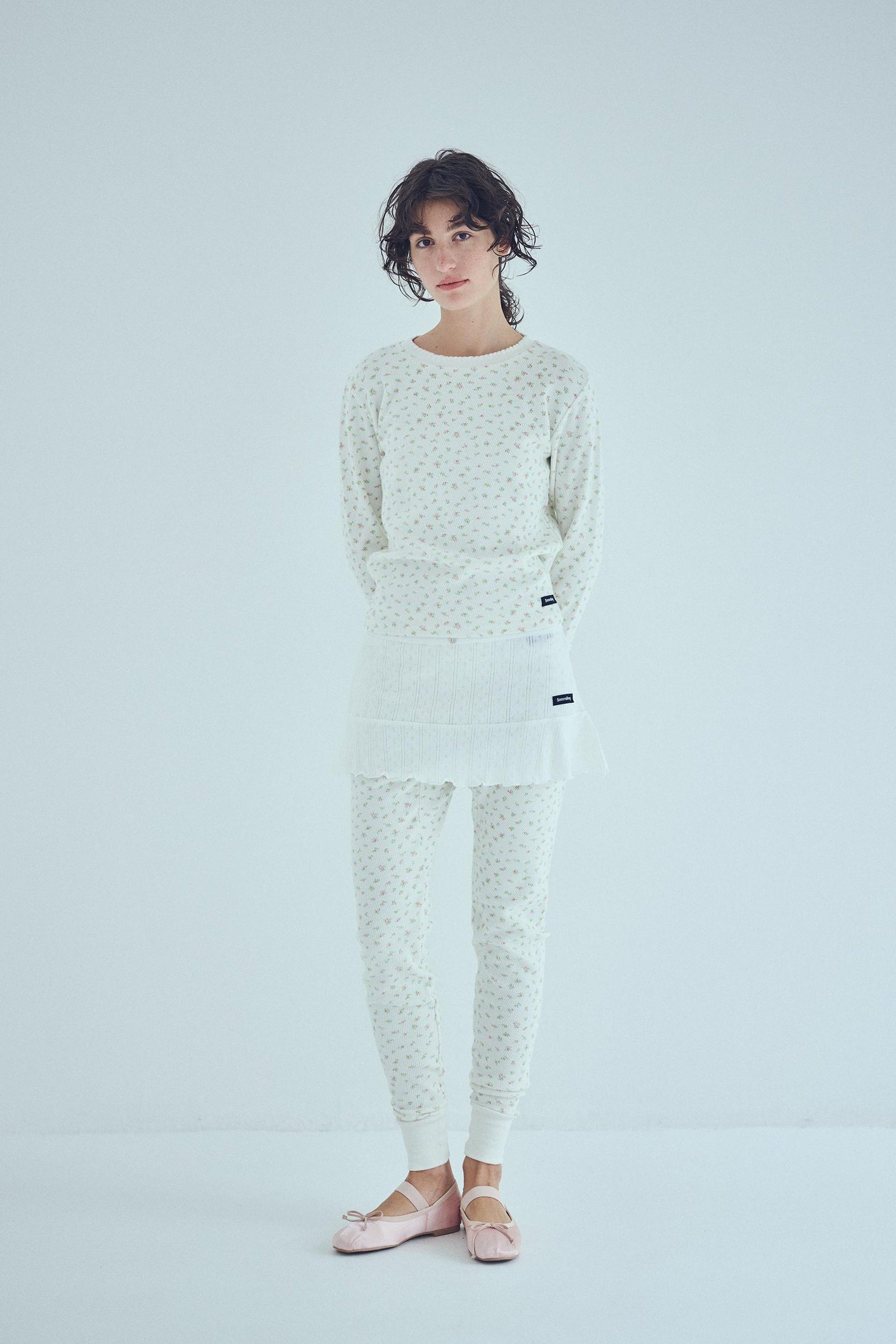 さーまる SEA FLORAL THERMAL L/S TEE