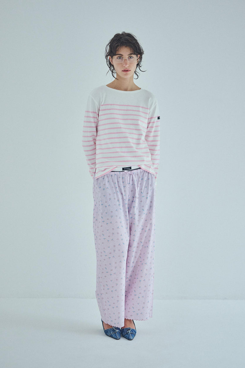 SEA FLORAL EASY PANTS