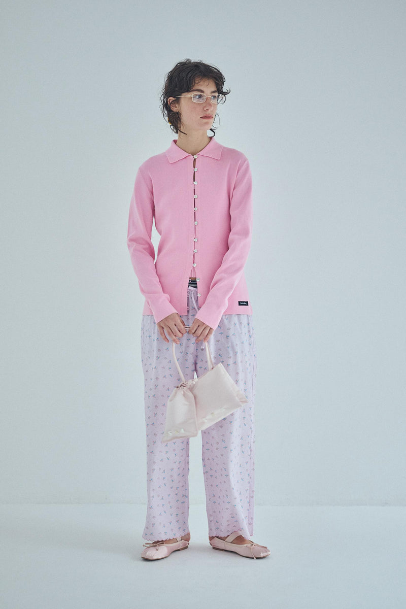 SEA COTTON KNIT SHIRT CARDIGAN