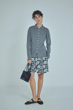 PRE ORDER] SEA COTTON KNIT SHIRT CARDIGAN
