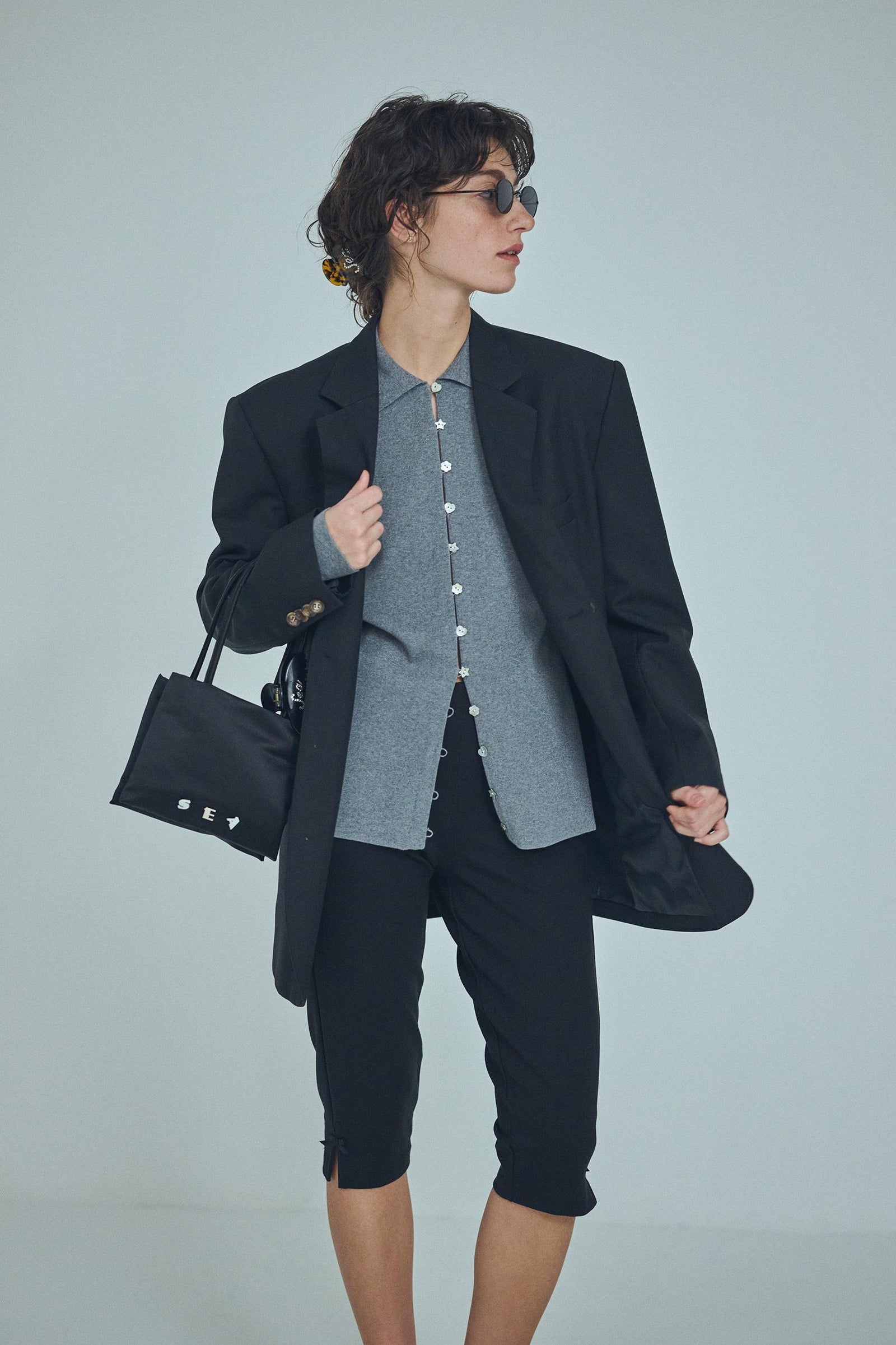 PRE ORDER] SEA COTTON KNIT SHIRT CARDIGAN