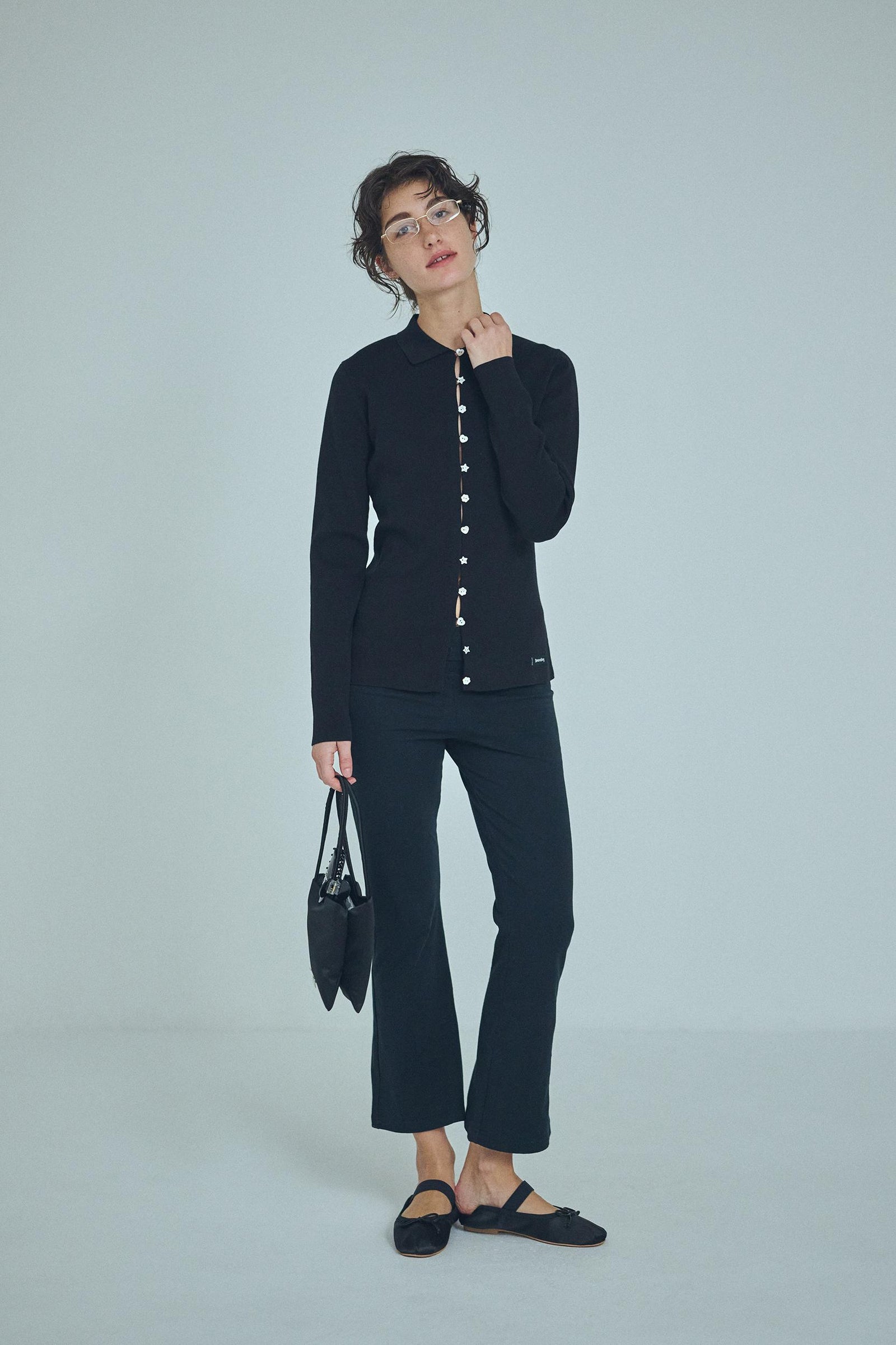 パンツ SEA FOLD-OVER WAIST CROPPED FLARE PANTS SEA FOLD-OVER WAIST CROPPED FLARE PANTS