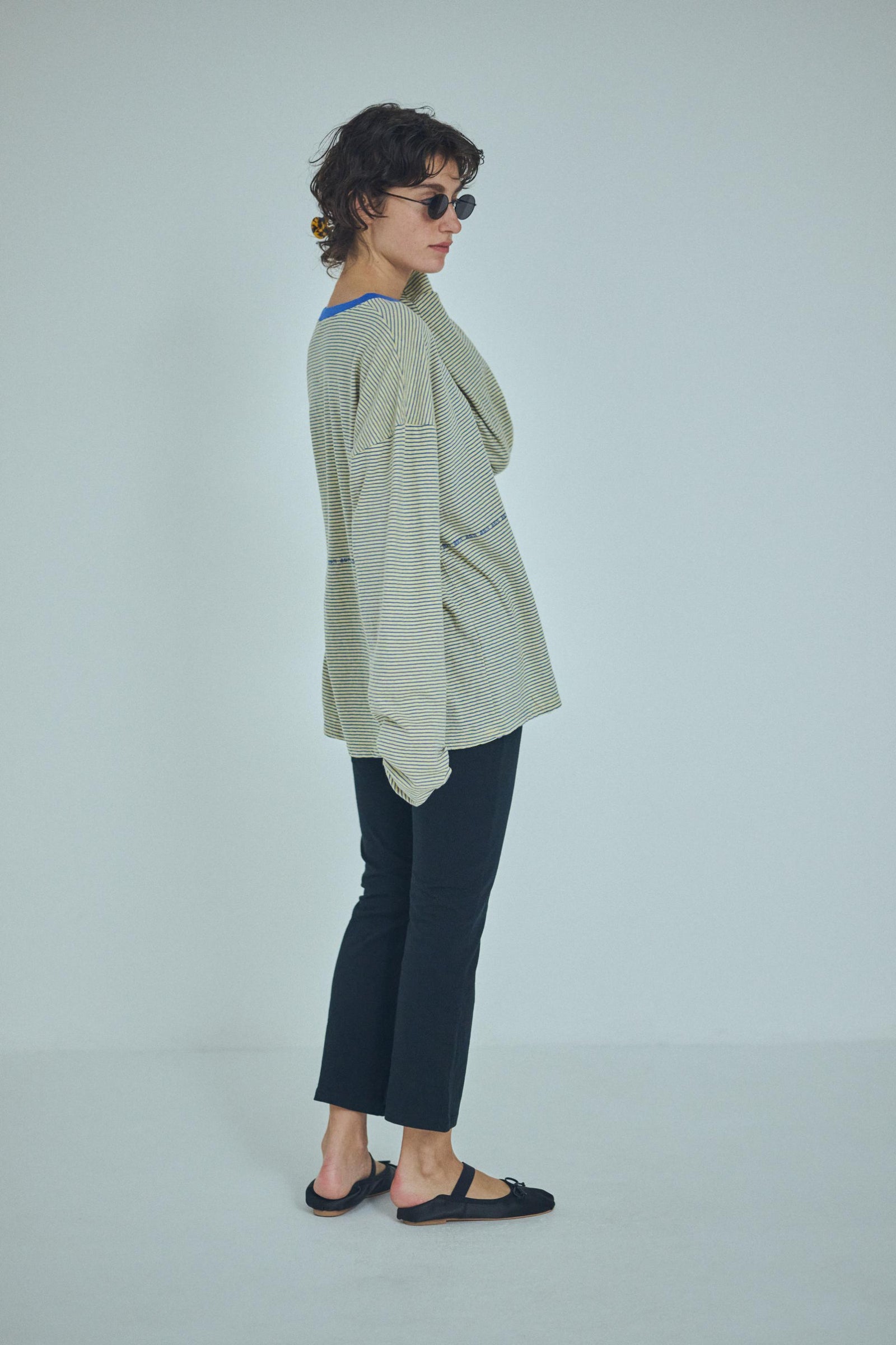 SEA SKATER STRIPE L/S TEE
