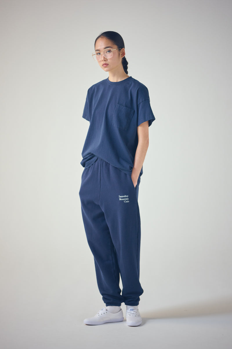 SEA スウェットパンツ 予約商品] SEA Seavalley Mountain Club TAPERED SWEAT PANTS
