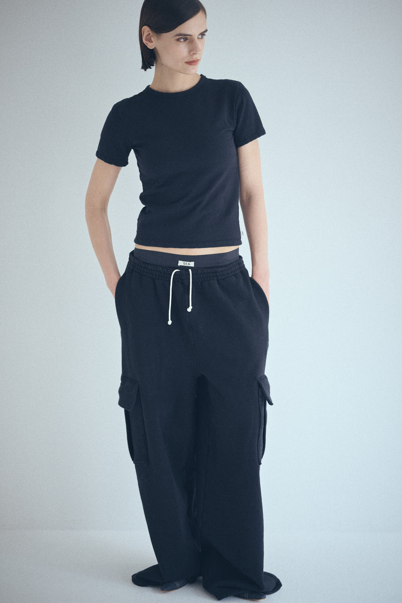 SEA SWEAT WIDE CARGO PANTS