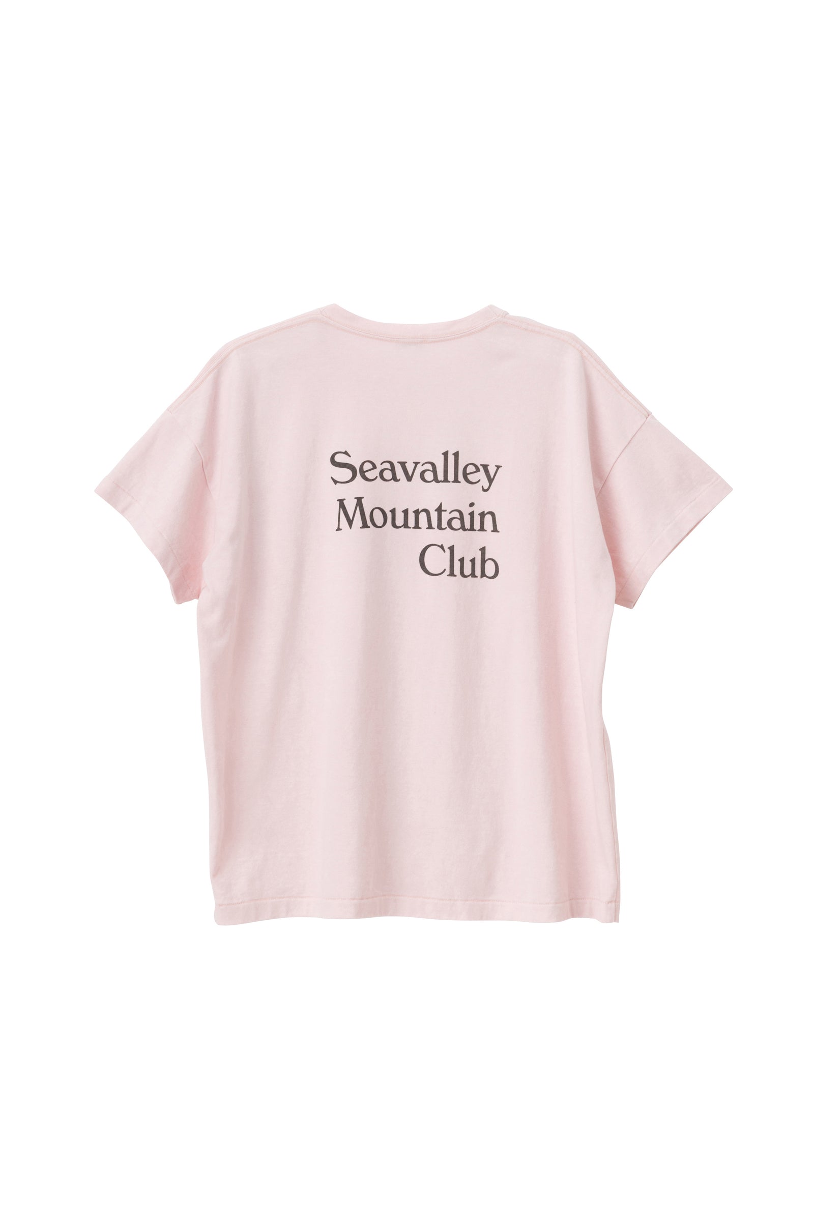 予約商品] SEA Seavalley Mountain Club BACK PRINT POCKET TEE