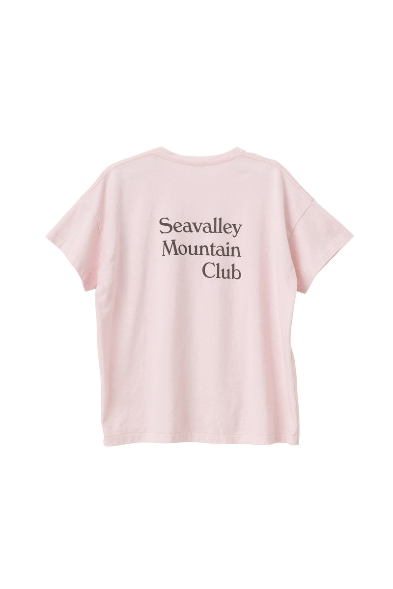 予約商品] SEA Seavalley Mountain Club BACK PRINT POCKET TEE