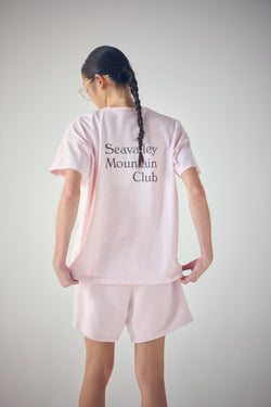 Seavalley Mountain Club バックプリント ポケットTEE SEA Seavalley Mountain Club BACK PRINT POCKET TEE