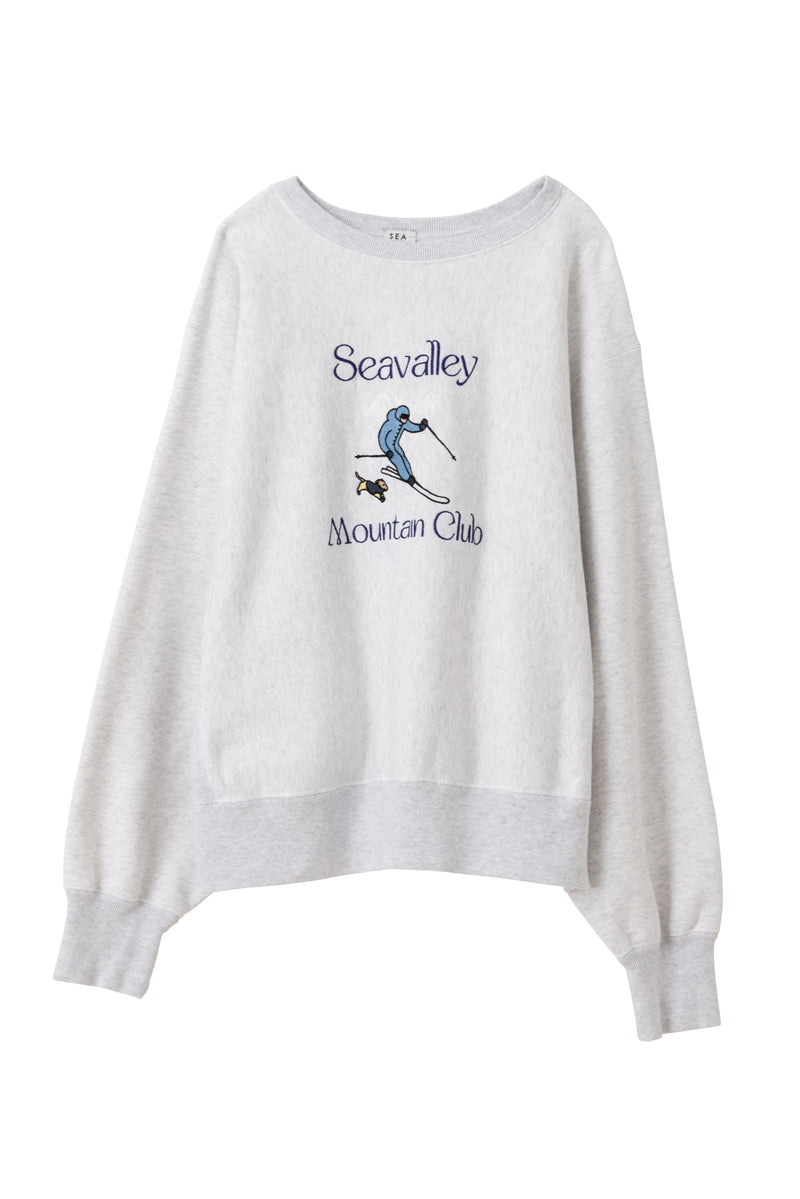 SEA "Seavalley Mountain Club" 70's VINTAGE SKIER SWEAT SHIRT