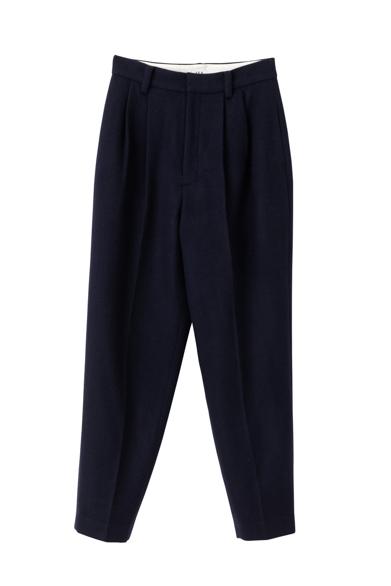 SEA "CASHMERE LIKE" WOOL WASABI TROUSERS