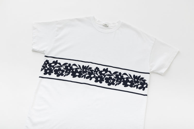 SEA GRAPHIC H/S TEE（Plumeria）