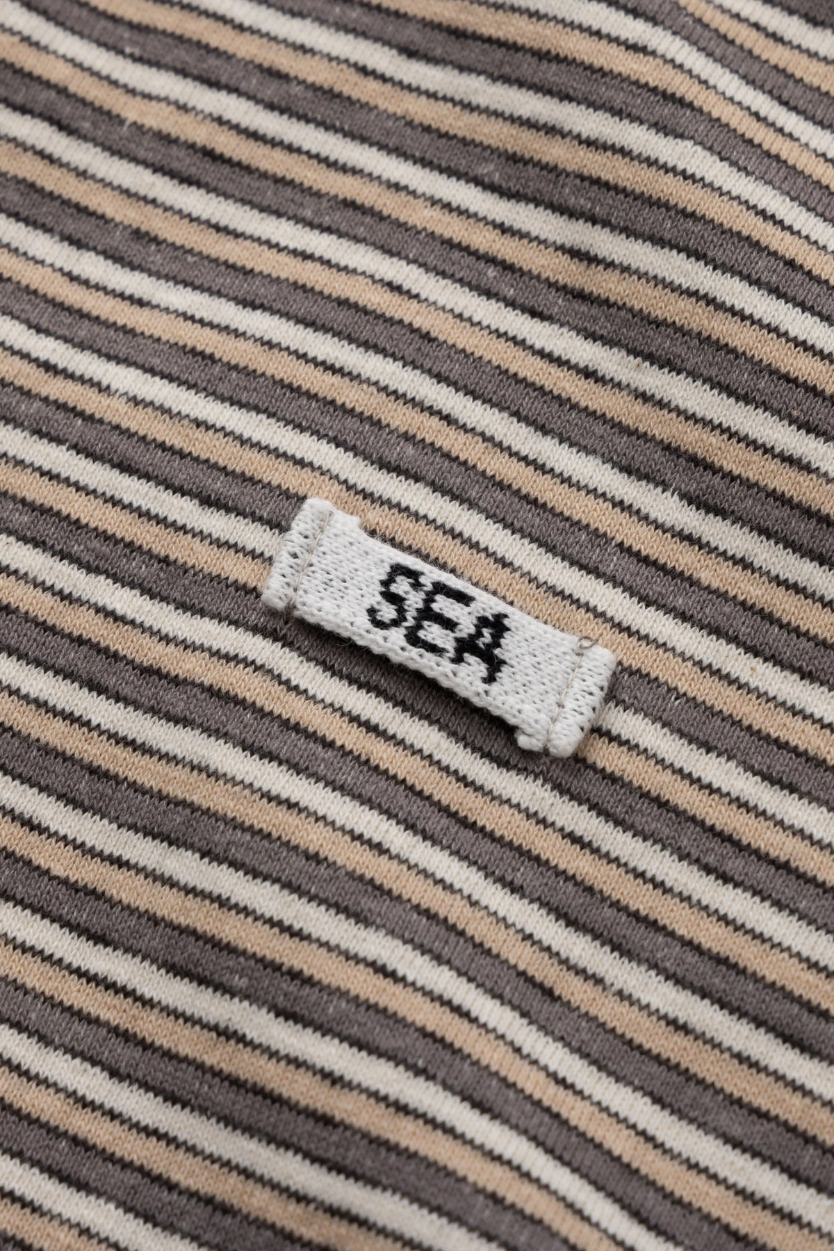SALE] SEA STRIPED L/S POLO SHIRT