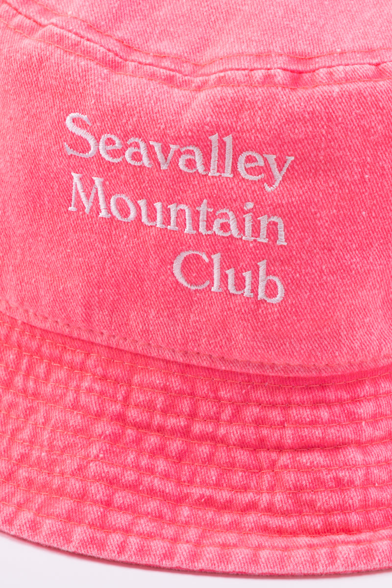 [ONLINE SHOP & S-STORE限定] SEA Seavalley Mountain Club BUCKET HAT (NEON COLOR)