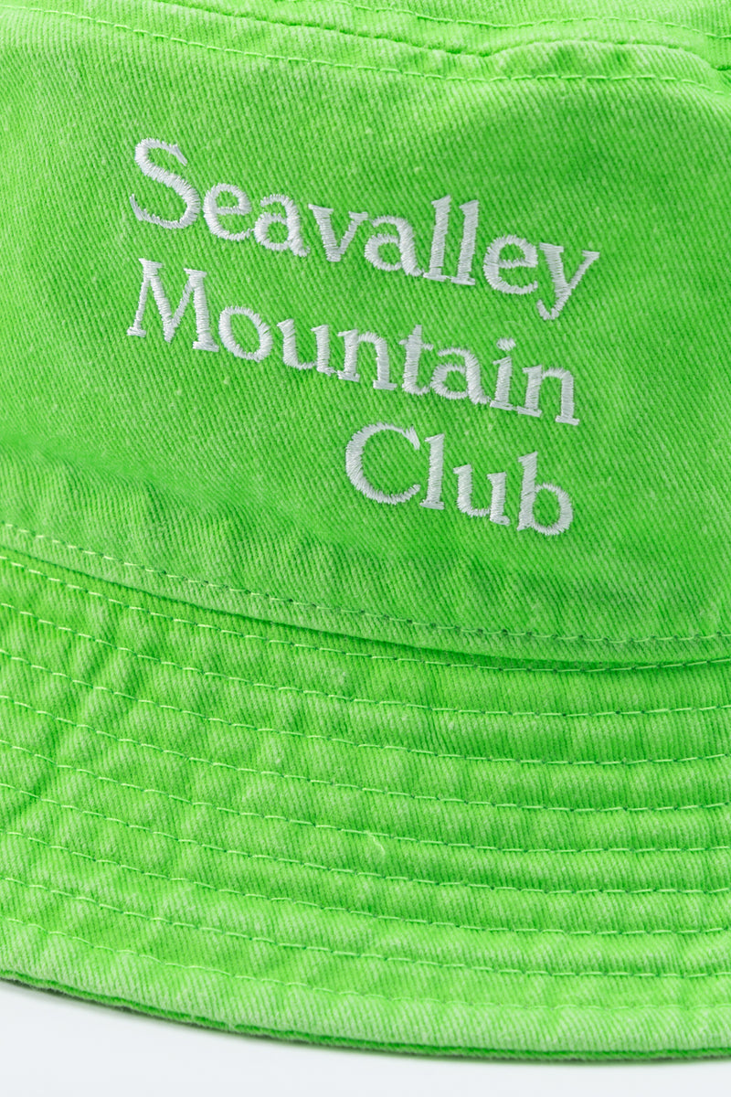 [ONLINE SHOP & S-STORE限定] SEA Seavalley Mountain Club BUCKET HAT (NEON COLOR)