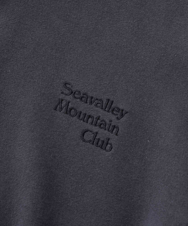 SEA Seavalley Mountain Club CROPPED HALF ZIP SWEAT TOPS