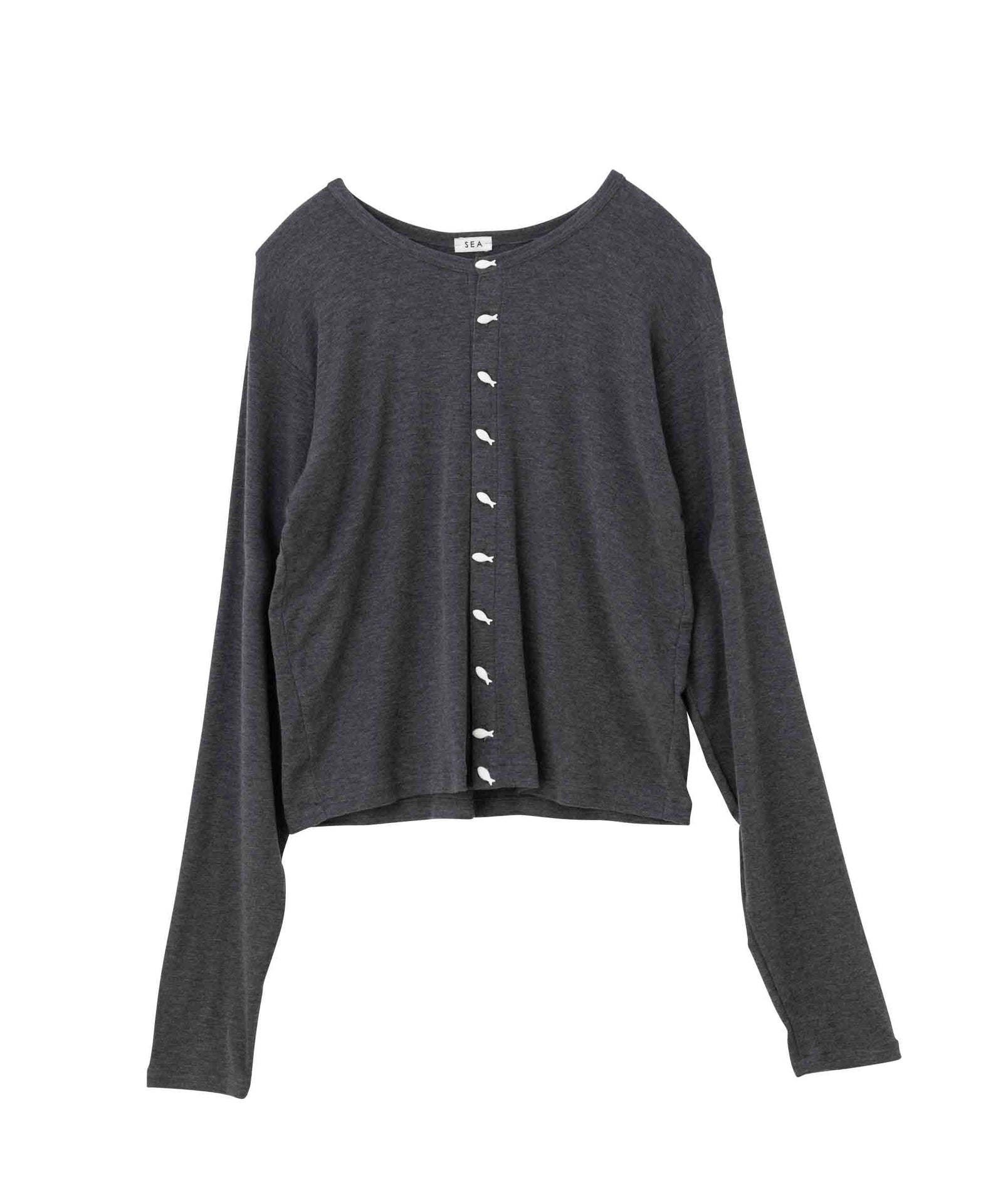SALE] SEA FRAISE SARDINE BUTTON CARDIGAN