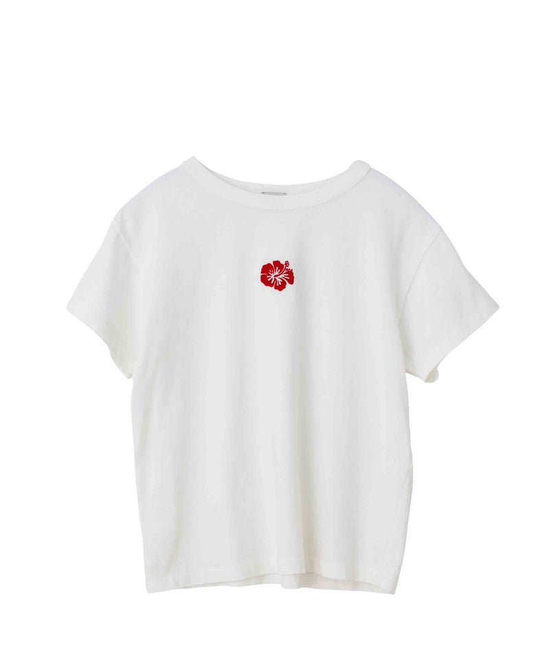 SEA GRAPHIC TEE (HIBISCUS)