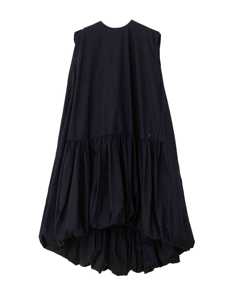 SEA NOSLEEVE BALLOON DRESS