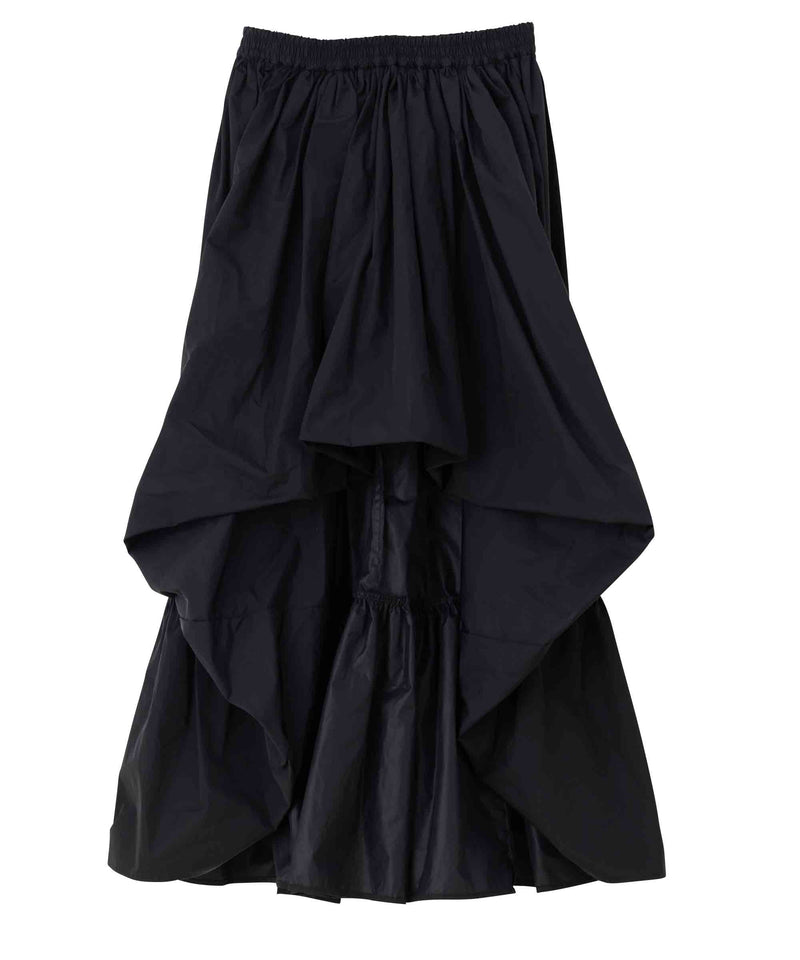 SEA TAFFETA VOLUME DRAPE SKIRT