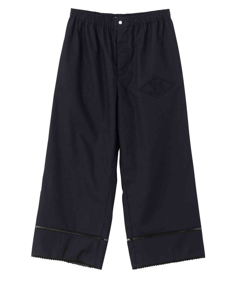 SEA EMBROIDERY LACE PANTS