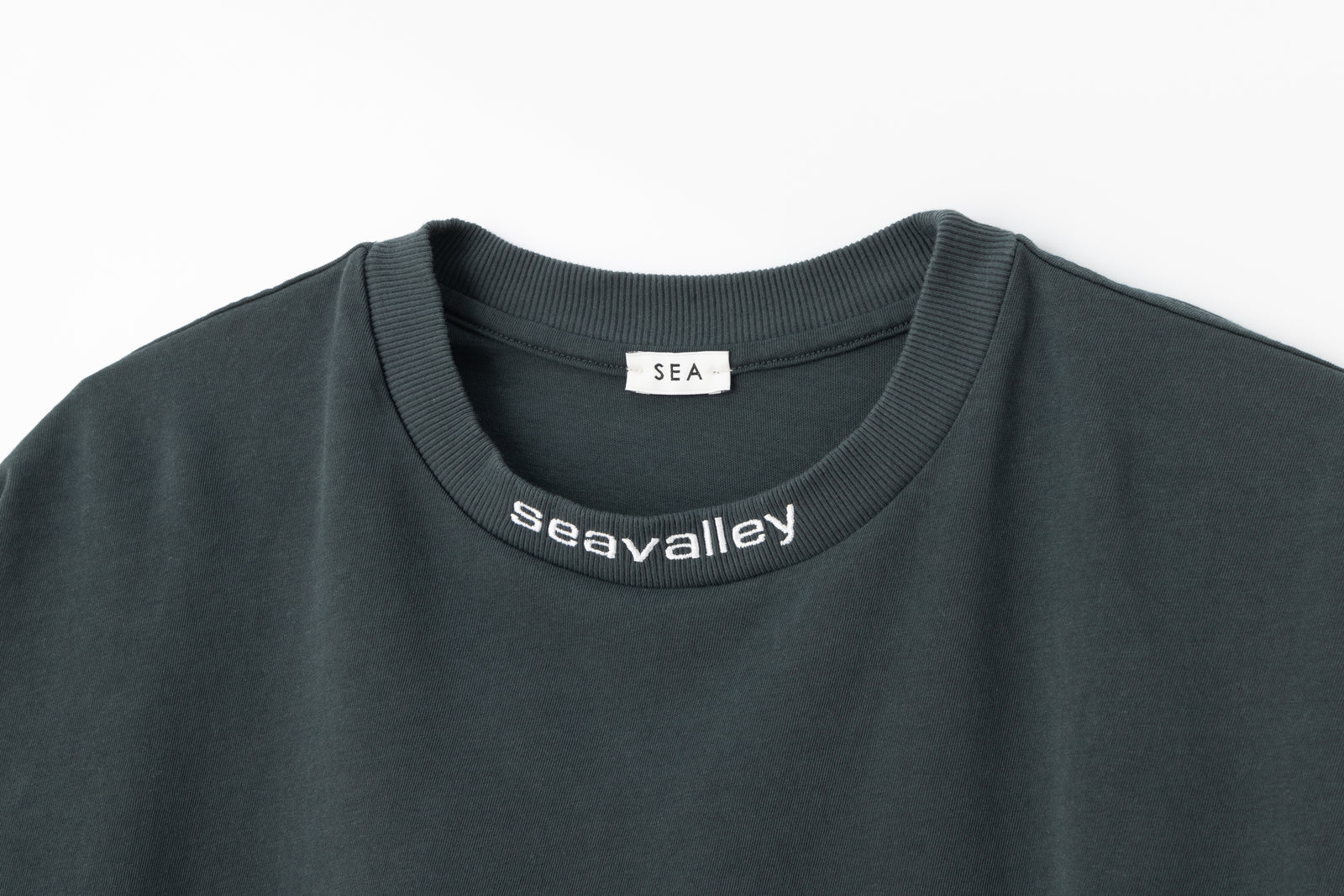 seavalley スケーターL/S TEE ロゴ sea rie 美品 白 SEAVALLEY スケーターL/S TEE（Tシャツ/カットソー）｜SEA（シー