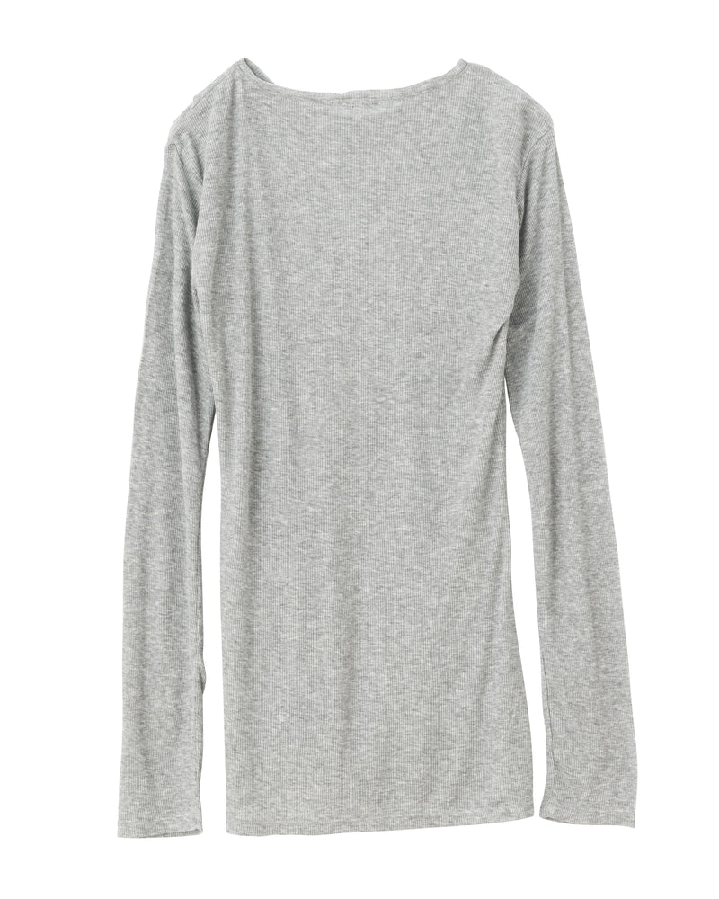 [PRE ORDER] SEA Seavalley SHEER RIBBED L/S TOPS