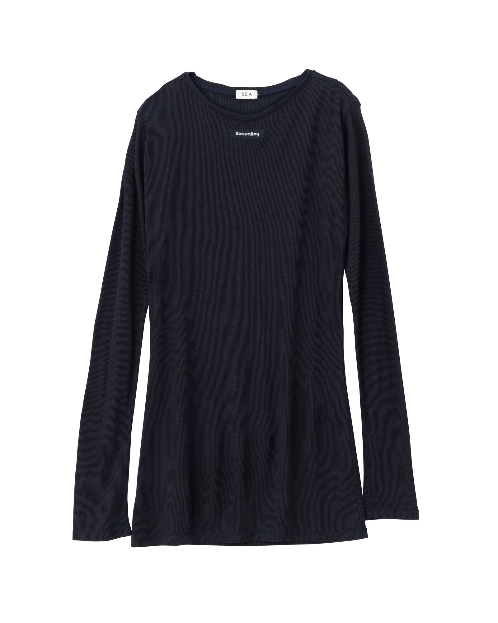SEA Seavalley SHEER RIBBED L/S TOPS