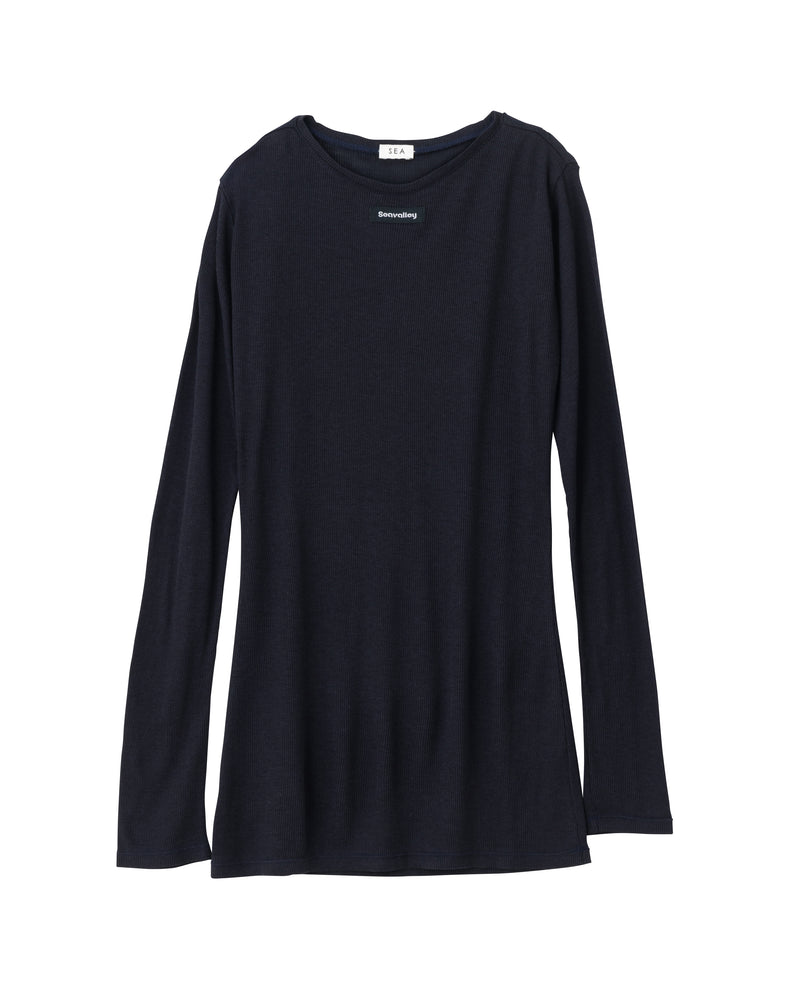 [PRE ORDER] SEA Seavalley SHEER RIBBED L/S TOPS