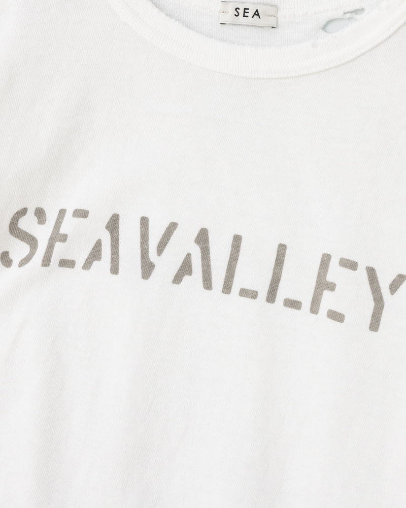 [ONLINE SHOP & S-STORE限定] 
SEA x COZ VINTAGE SEAVALLEY 88 DAMAGED TEE