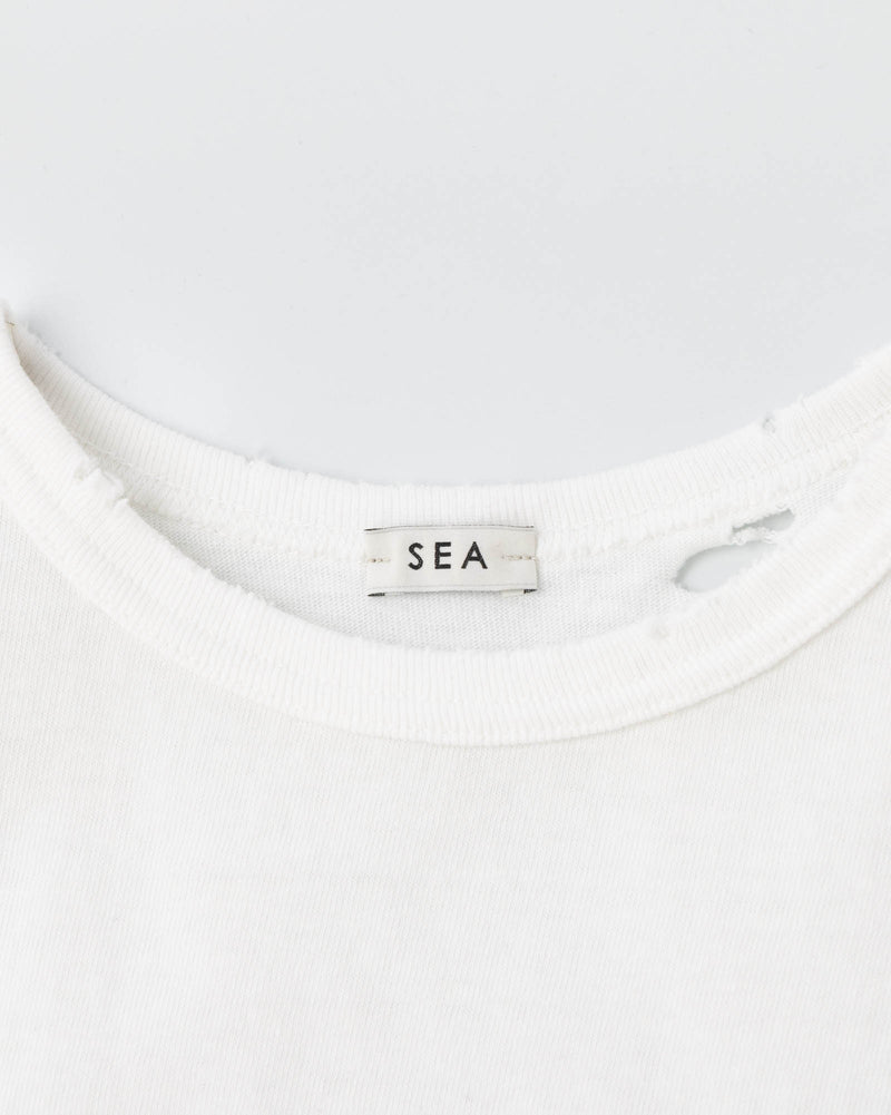 [ONLINE SHOP & S-STORE限定] 
SEA x COZ VINTAGE SEAVALLEY 88 DAMAGED TEE