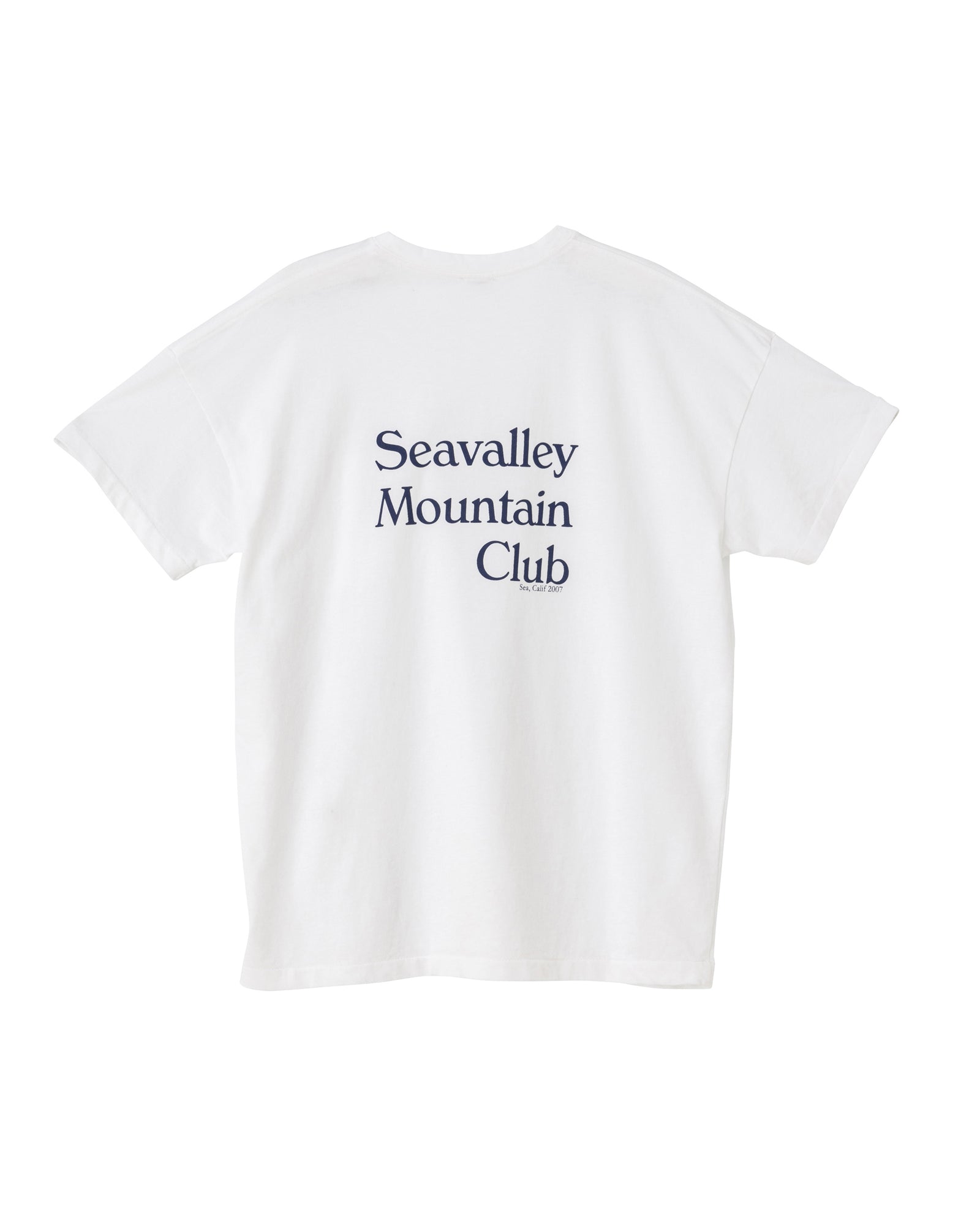 SEA Seavalley Mountain Club バックプリントTシャツ Seavalley Mountain Club BACK PRINT POCKET TEE – SEA