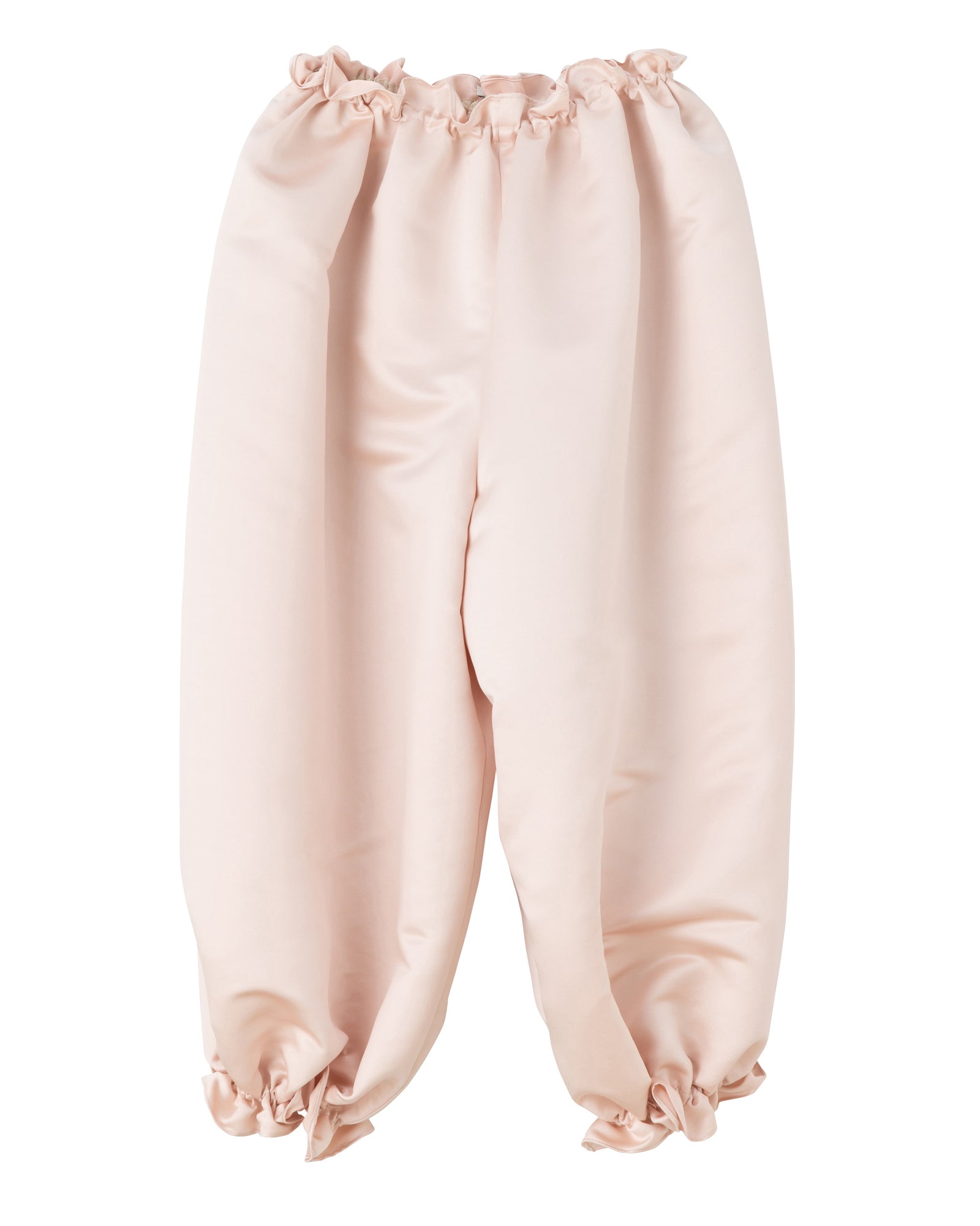 SEA HEAVY SATIN DOLA BALOON TROUSERS