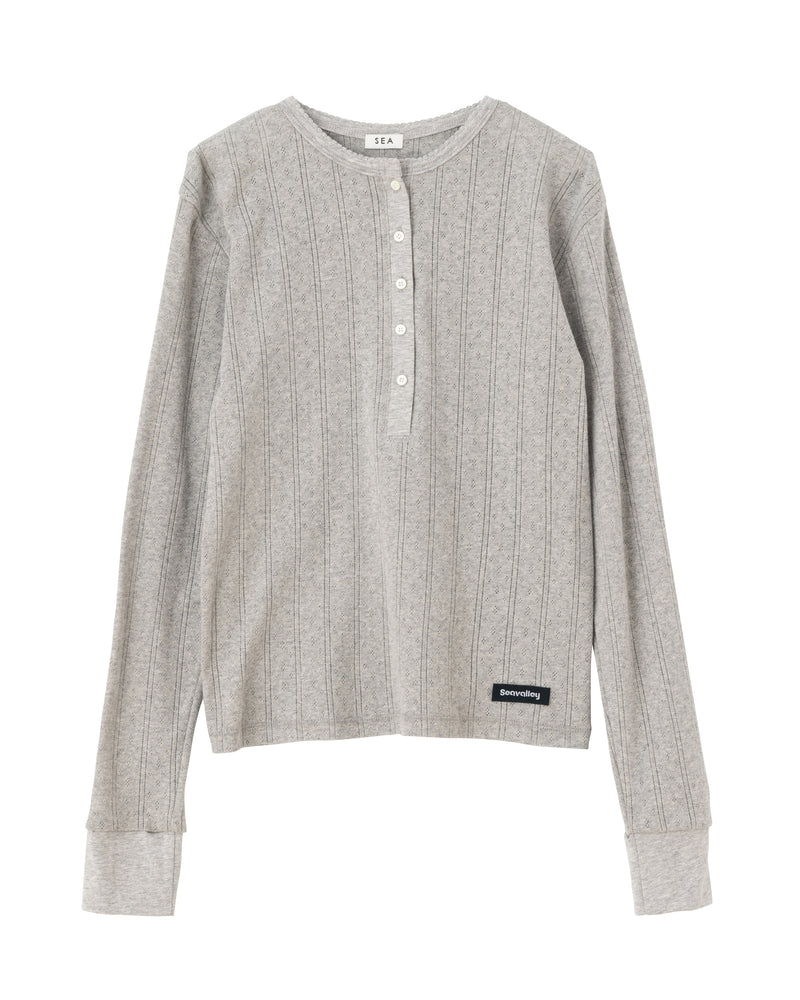 [PRE ORDER] SEA HENRY NECK L/S TEE