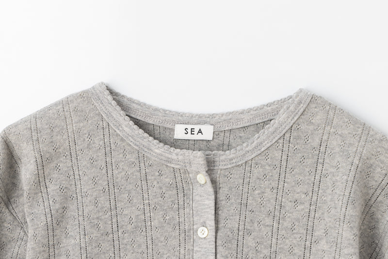 [PRE ORDER] SEA HENRY NECK L/S TEE