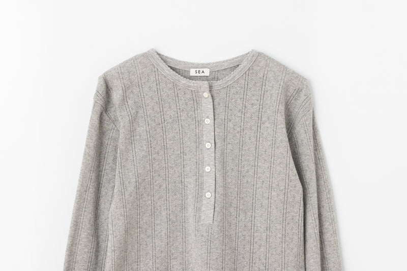 [PRE ORDER] SEA HENRY NECK L/S TEE