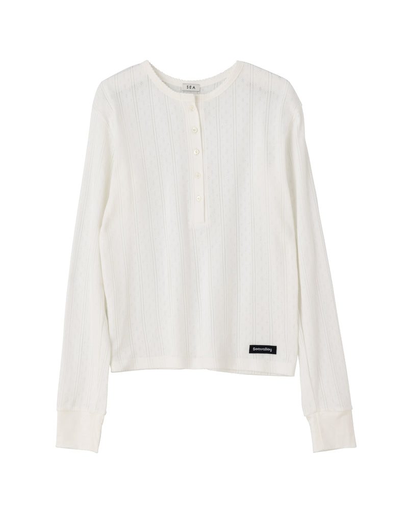 [PRE ORDER] SEA HENRY NECK L/S TEE