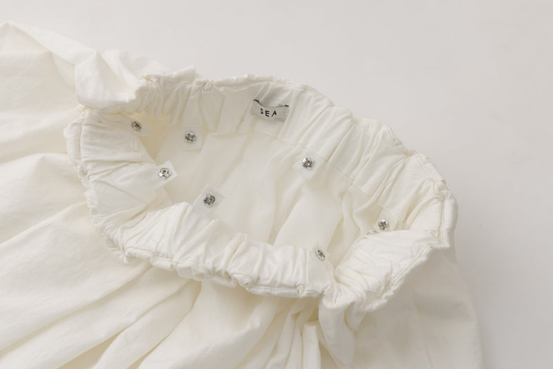[PRE ORDER] SEA COTTON LINEN 2WAY VOLUME SKIRT