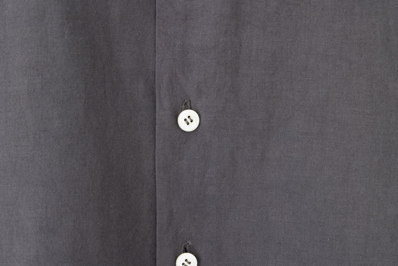 [PRE ORDER] SEA COTTON LINEN ROUND COLLAR SHORT SLEEVE SHIRT