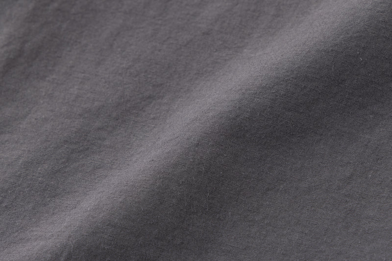[PRE ORDER] SEA COTTON LINEN ROUND COLLAR SHORT SLEEVE SHIRT