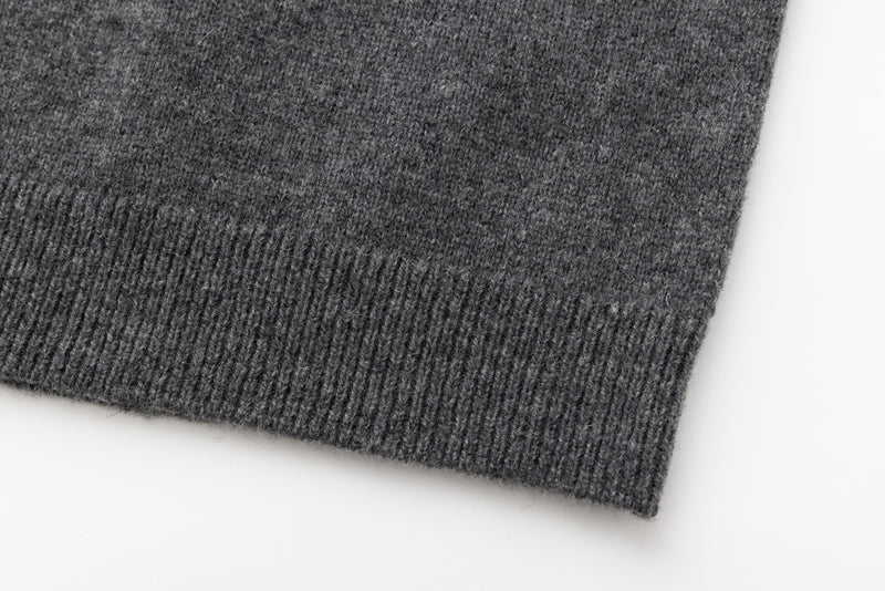 SEA SHETLAND WOOL HALF SLEEVE PULLOVER